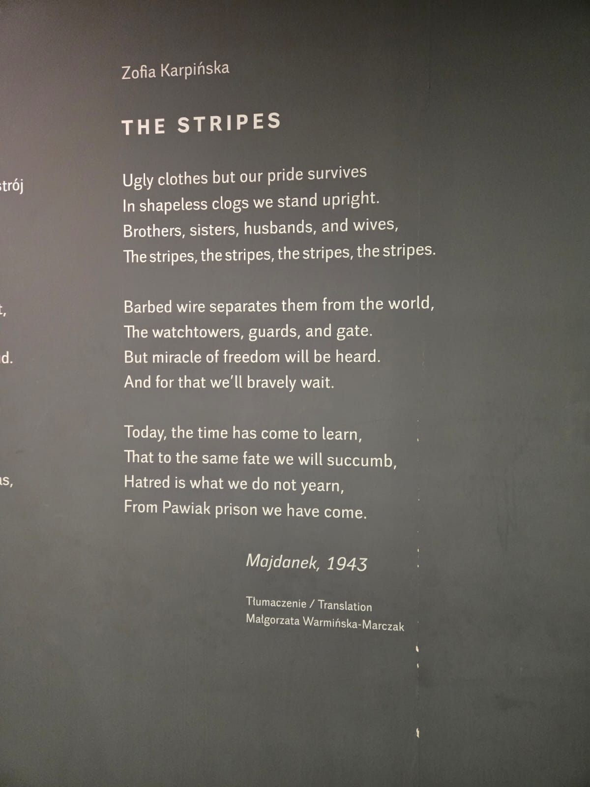 Image for DAY 2 November 24: Łęczna, Majdanek, and Lublin (traces of Operation Reinhard)